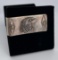 Navajo Sterling Silver Gold Nugget Money Clip