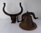 Antique Crystal Cast Iron School Bell