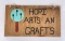 Hopi Indian Arts and Crafts Trading Post Sign