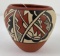 Jemez Pueblo Indian Pottery Bowl Vase Pot