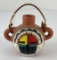 Hopi Indian Kachina Pottery Bottle