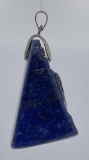 Sterling Silver Lapis Lazuli Necklace Pendant