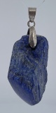Sterling Silver Lapis Lazuli Necklace Pendant