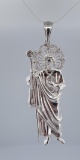 Sterling Silver Saint Jude the Apostle Pendant