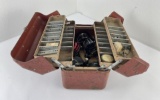 Vintage Fishing Tackle Box and Contents