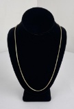 14k Yellow Gold Serpentine Necklace Chain