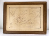 Antique Mineral Districts of Montana Map