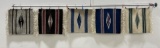 Lot of 5 Vintage Chimayo Indian Rugs