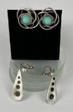 Sterling Silver Earrings Turquoise