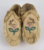 Cree Indian Beaded Moccasins