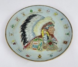 Indian Chief Plate Tray
