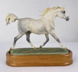 Royal Worcester Arab Stallion Porcelain Horse