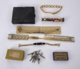 Group of Vintage Watch Parts