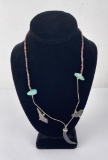 Zuni Indian Heishi Turquoise Necklace