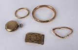 Group of Victorian Gold Filled Items