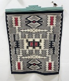 Very Fine Navajo Storm Pattern Indian Rug