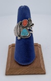 Navajo Sterling Silver Turquoise Ring