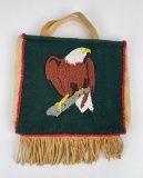 Native American Indian Beaded Flat Bag