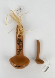 Hopi Indian Pottery Water Spoons Ladles