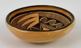 Hopi Indian Pottery Polychrome Bowl Pot