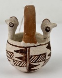 Acoma Pueblo Indian Pottery Pot Basket