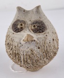 Mid Century Indian Pottery Owl Figurine