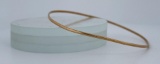 18k Yellow Gold Bangle Bracelet