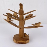 Benita Lopez Wood Bird Effigy Tree