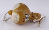 Hopi Indian Painted Dance Rattle Gourd