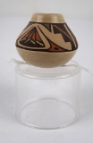 Jemez Pueblo Indian Pottery Bowl Vase Pot Mini