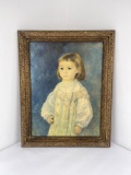 Lucie Berard Child in White Print