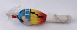 Hopi Indian Painted Dance Rattle