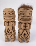 South Pacific Wooden Tiki Totems