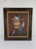 Native American Indian Grandmother Painting