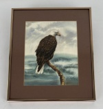 Watercolor Painting Eagle by Layton