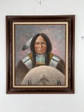 Oil on Canvas of Sitting Bull
