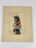 Kachina Snake Dancer Serigraph Print