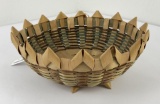 Wabanaki MicMac Penobscot Ash Indian Basket