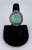 Navajo Sterling Silver Turquoise Ring