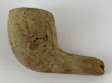 Antique Pottery Smoking Pipe