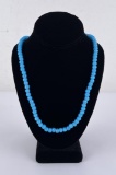 Hudsons Bay Blue White Heart Trade Beads