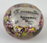 Victorian Art Glass Paperweight