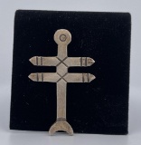 Antique Navajo Ingot Silver Pueblo Cross