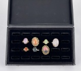 Collection of Natural Stone Rings
