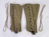 WW2 US Army Canvas Leggings