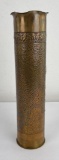 WW1 French 75mm Trench Art Shell