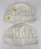 Pair of WW2 US Army Cooks Chef Hats