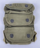 WW2 US 3 Pocket M18 Smoke Grenade Pouch