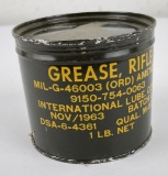 Vietnam 1963 1lb Rifle Grease Tin Can