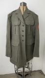 WW2 USMC Sargent 1942-43 Dated Green Uniform Coat